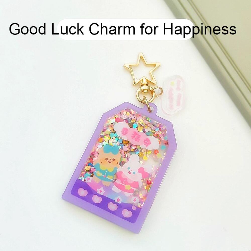 Good Luck Charm for Happiness Keychain - Happiness Charm